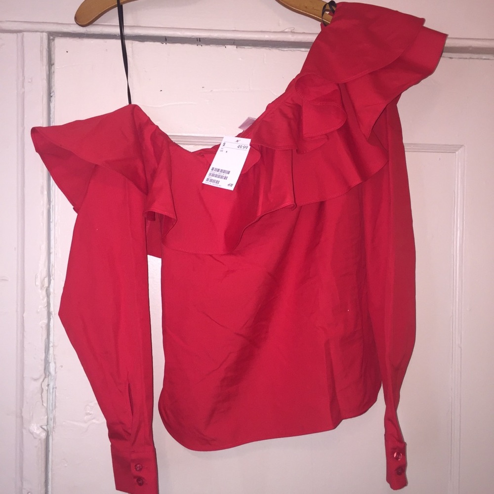 Ruffled Off the Shoulder Blouse